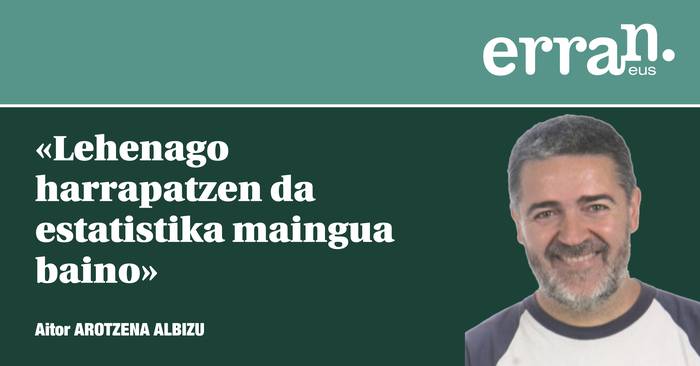 Estatistika egin nuen Getarian...