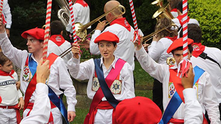 San Fermin Eguna iruditan
