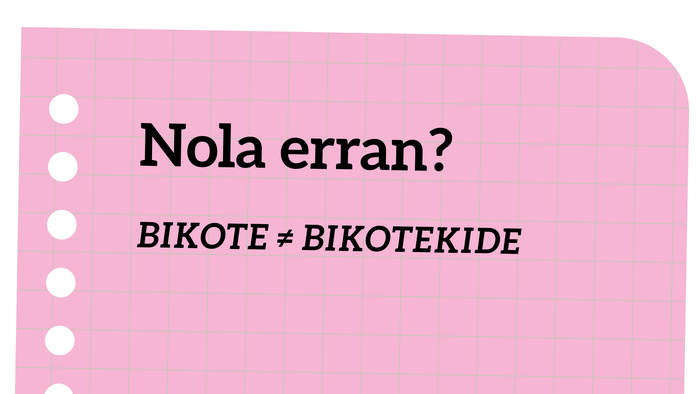 Bikote ≠ bikotekide