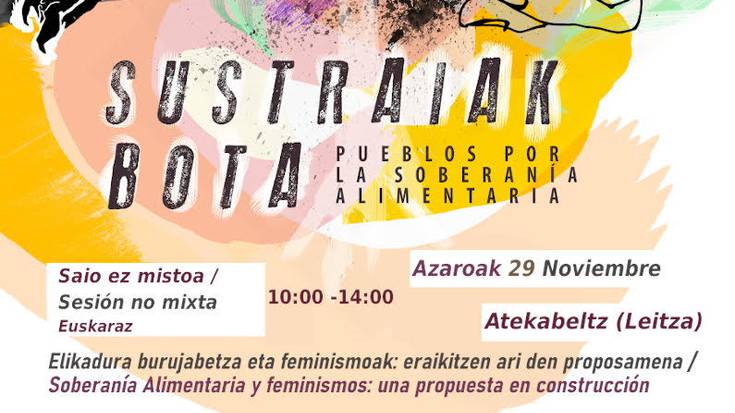 Elikadura burujabetza eta feminismoak tailerra Leitzan
