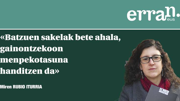Aitzurra erabiltzen ez dakigunok