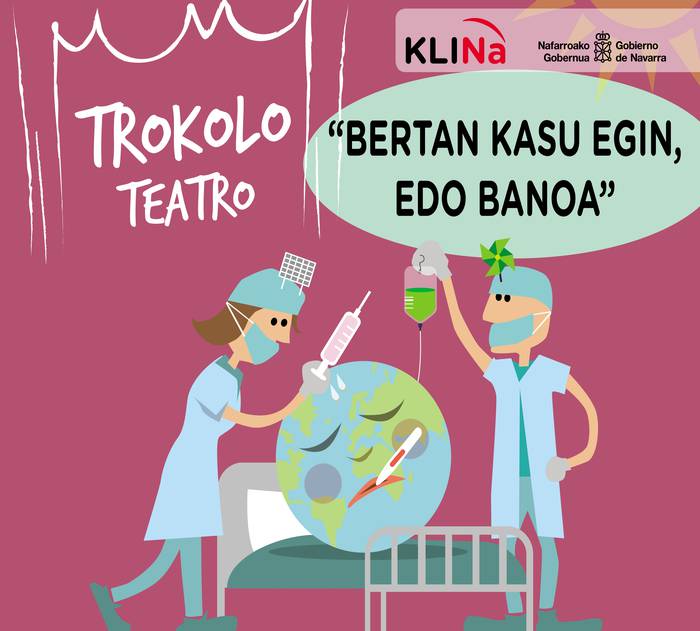 'Bertan kasu egin, edo banoa' antzezlana Donamarian ikusgai ortziralean