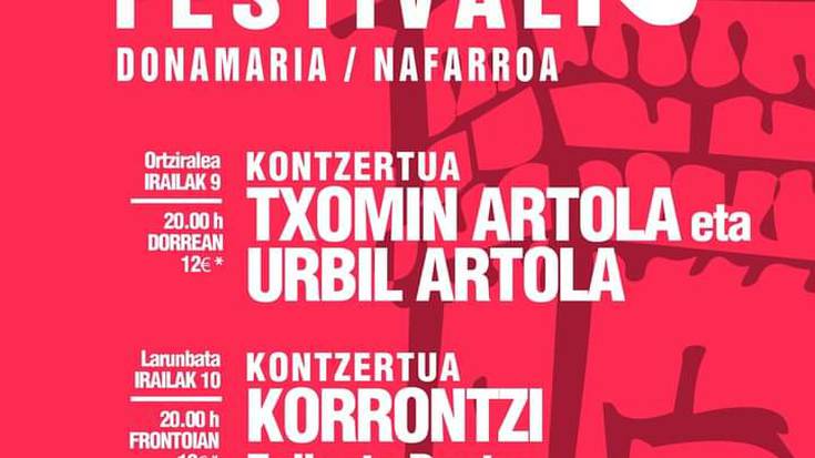 Dorrealdiaren bigarren edizioa irailaren 9 eta 10ean izanen da Donamarian