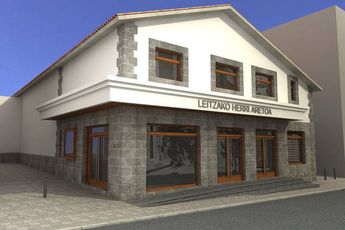 Leitzako Herri Aretoaren proiektua babesteko sinadura kanpaina jarri dute martxan