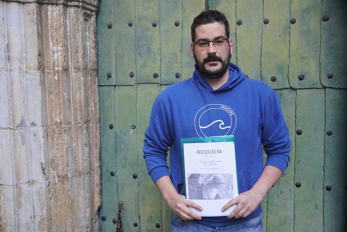 «Bortz urte eman ditut Requiem hau idazten, ez da nire lehen konposizio-lana, baina bai mardulena»