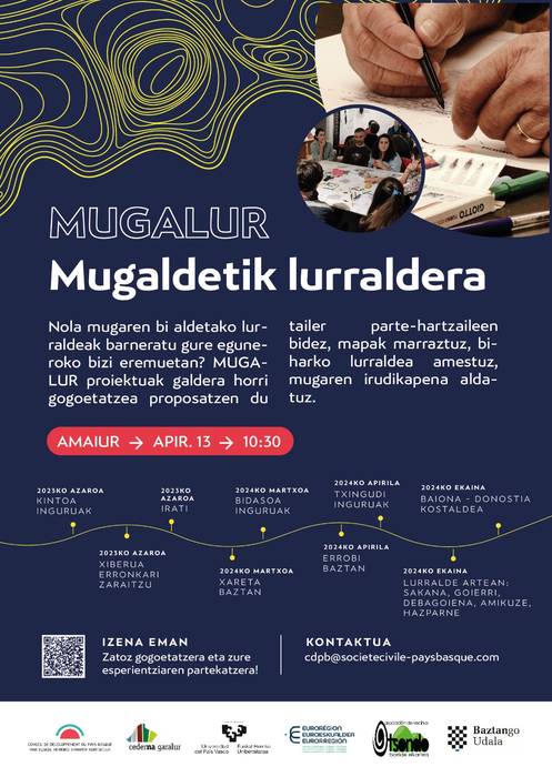 "Mugalur"  Mugaldetik lurraldera.