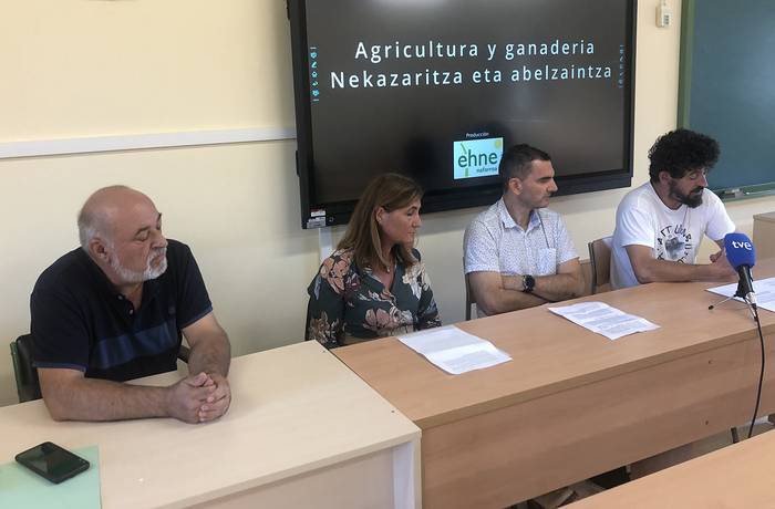 Lehen sektorean belaunaldien erreleboa sustatzeko kanpaina abiatu dute Nafarroan