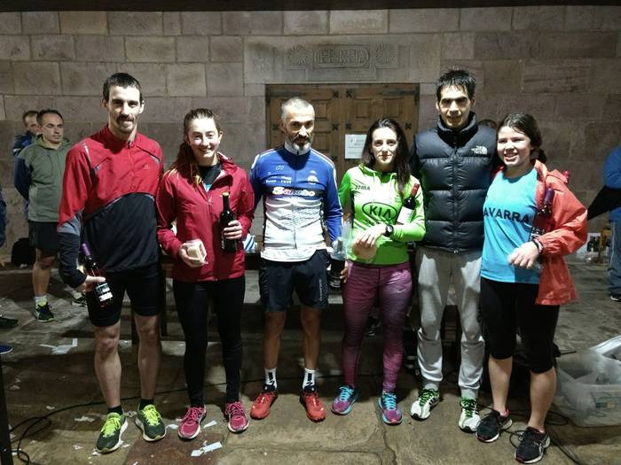 Marina Vicente eta Alberto Barberena nagusitu ziren Elizondoko San Silvestre lasterketan