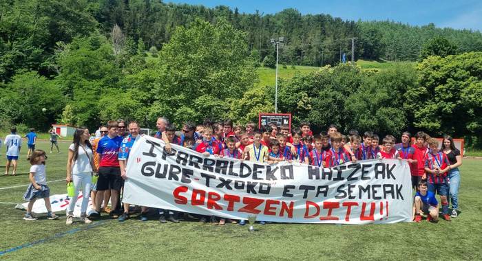 Gipuzkoako infantilen lehen mailako futbol kopako finala galdu du Gure Txokoak