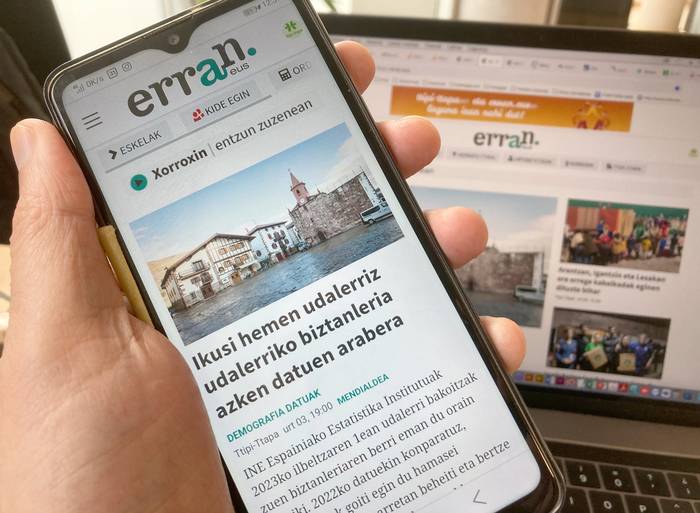 1,4 milioi  bisita izan ditu ERRAN.EUSek 2023an