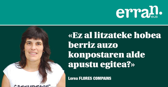 Auzo konposta ala organikoarentzako zaborrontzia?