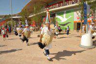 Expo Zaragozan izan dira Zubietako joaldunak eta Elizondoko Musika Banda
