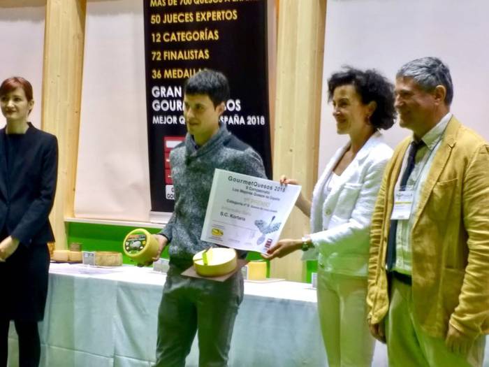 Kortariko 'Infernuko gasna' irabazle Espainiako gazta lehiaketan