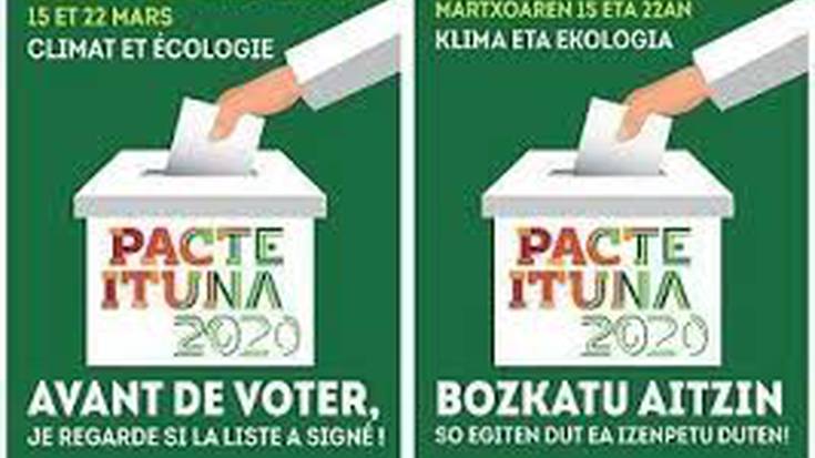 Metamorfosi ekologikoaren aldeko ituna Ipar Euskal Herrian