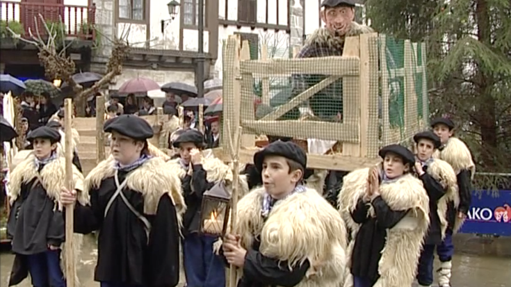 Lesakako Olentzeroen eta Jaiotzen lehiaketa 2003an