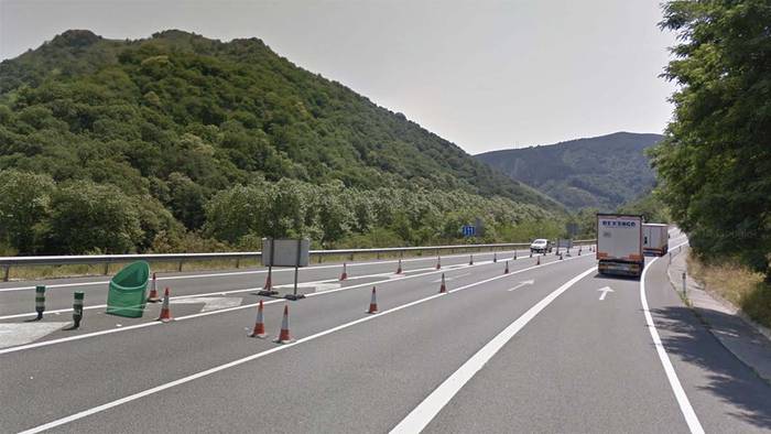 Bera eta Irun arteko bi tunelak itxita daude bi noranzkoetan