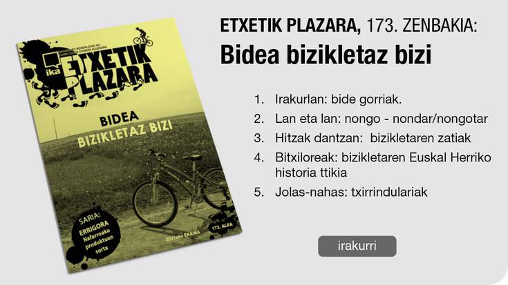 173. Etxetik Plazara: Bidea bizikletaz bizi