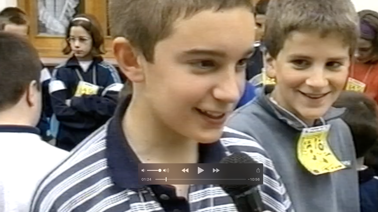 Igantzi, Etxalar eta Arantzako eskolen arteko topaketa 1999an