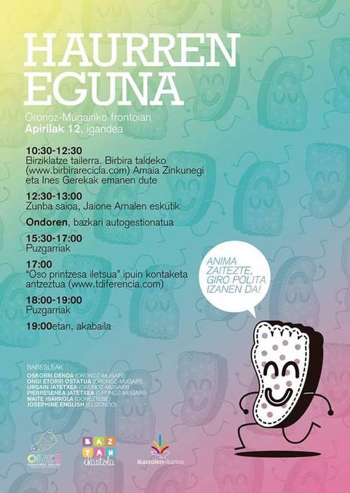 Datorren asteburuan Artea Oinez eta Haurren eguna  
