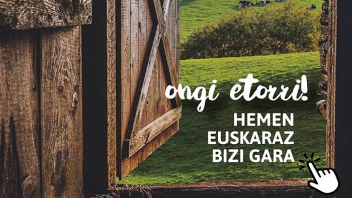 'Ongi etorri! Hemen euskaraz bizi gara! argitalpena prestatu dute turistentzako