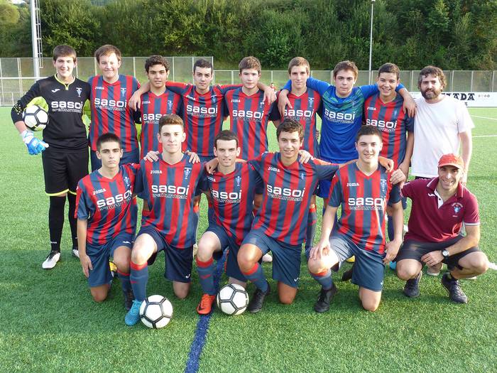 Gipuzkoako areto-futboleko lehen mailako lehen liderra da Leitzako Aurrera