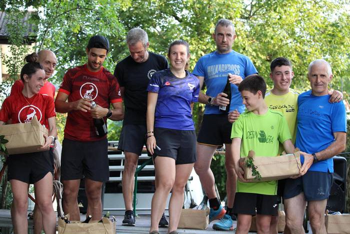 Ane Eltzaurdiak, Juan Mari Indakoetxeak eta Joseba Lasartek irabazi dute XII. Alkaiaga Trail