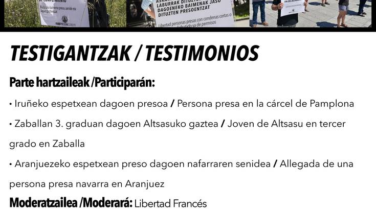 SOSPRESOAKCOVID ekimenaren azken berriak jaso ditugu