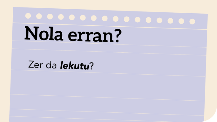 Zer da 'lekutu'?
