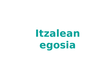 Itzalean egosi