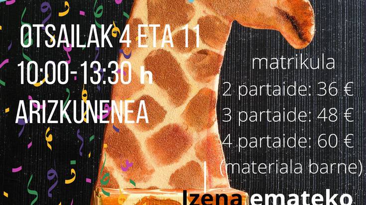 Familiendako Mozorro Tailerra Amaia Zinkunegiren eskutik.