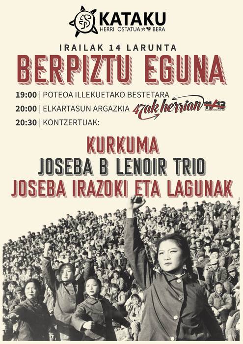 Berpiztu Eguna antolatu dute irailaren 14an Berako Katakun