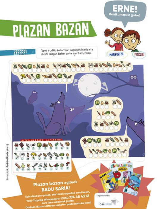 Ttipi-Ttapa aldizkariko ‘Plazan Bazan’ atala egiteak saria izanen du
