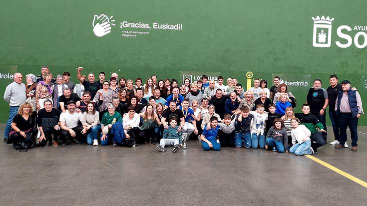 Espainiako klub arteko txapeldun suertatu da Umore Ona pilota elkartea Sorian