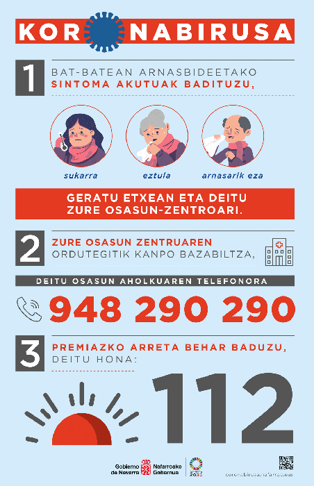 Zer egin sintomarik baldin baduzu?