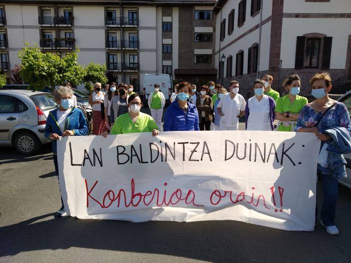 Elizondoko zahar etxeko greba «erabatekoa izan da»