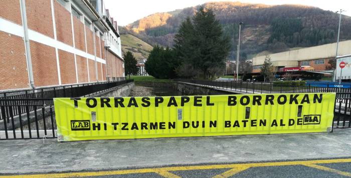 Leitzako Torraspapel enpresako langileek bost eguneko greba eginen dute