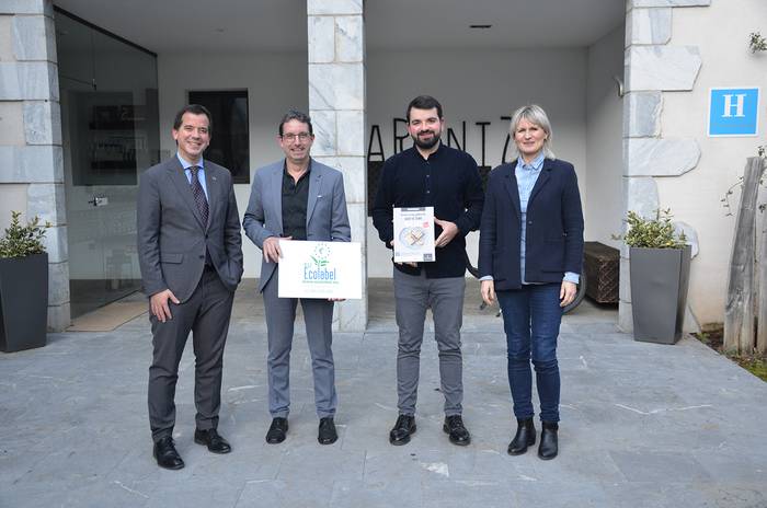 EcoLabel zigilua eskuratu du Arantza Hotelak