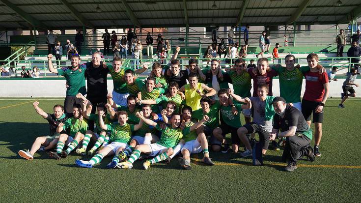 Lehen aldiz hirugarren mailara igo da Lesakako Beti Gazte futbol taldea