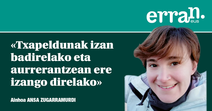 Baina nik, asteburuko txapeletan nuen burua...