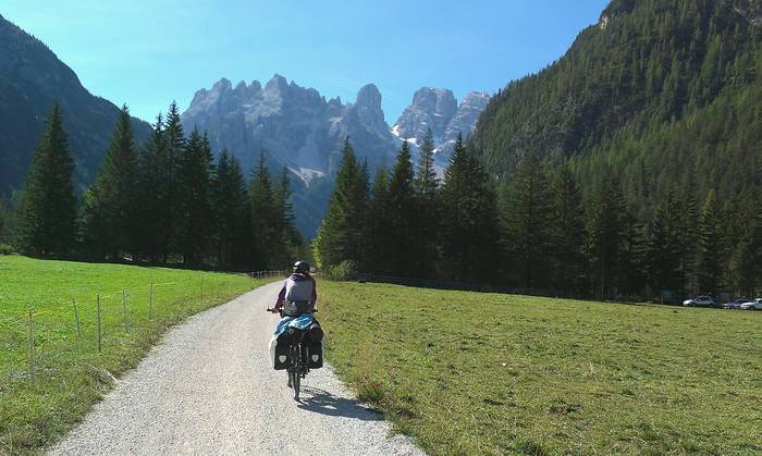 Dolomitak bizikletan. Dobbiaco / Toblach