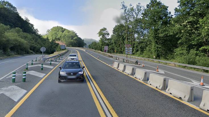 N-121-A errepideko obrak direla eta, Oronoz-Mugairi eta Legasa artean errepide zaharretik desbideratuko dute trafikoa Irungo noranzkoan